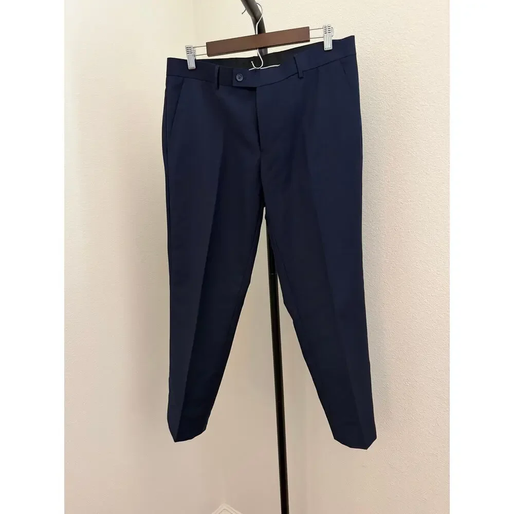 Giorgio Fiorelli 3 piece suit darky navy blue 40S euro slim